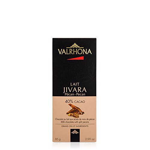 VALRHONA - Tafel Jivara 40% Pecannuss - Milchschokolade - Tafel Schokolade - 70g von VALRHONA