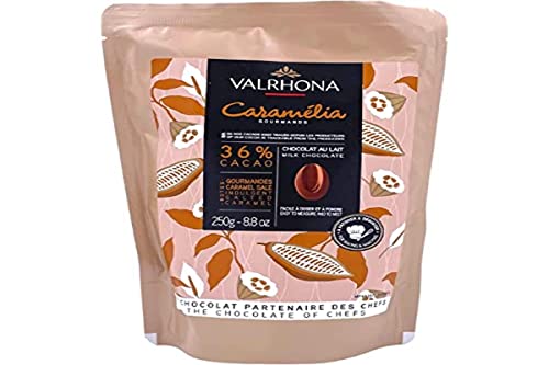 Valrhona Caramelia, Milchschokolade 36%, Callets, 250 g von VALRHONA