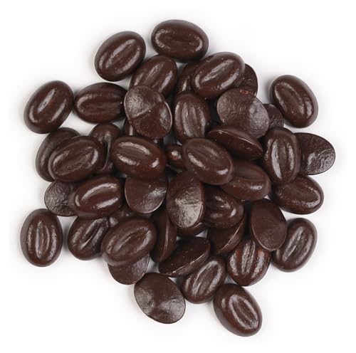 Valrhona - Schwarze Schokolade mit Kaffeeduft, geformt als Kaffeebohnen – 1 kg von VALRHONA