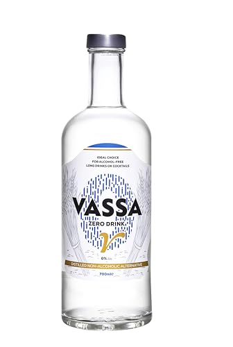 VASSA Zero V, alkoholfreie Alternative zu Vodka, gleicher Geschmack und Aroma, ideal für Cocktails und Longdrinks, alkoholfreies Getränk, 100% natürliche Zutaten, 700 ml von VASSA ZERO SPIRIT