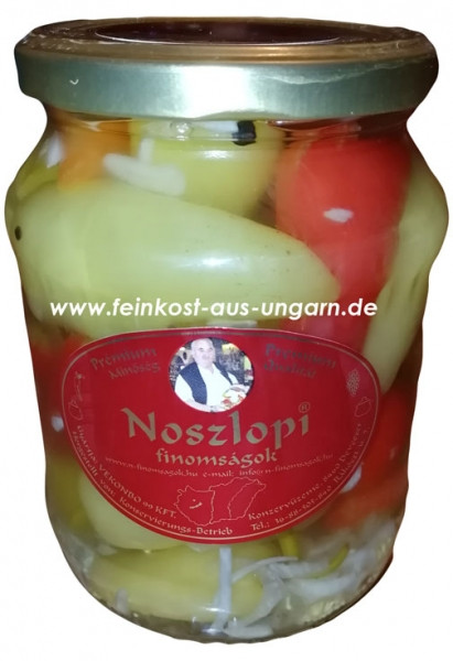 Noszlopi Kirschpaprika/Chilipaprika scharf "Cseresznyepaprika" 600g von VE-KON-BO´99 Kft.