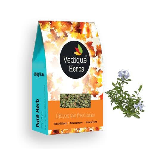 VEDIQUE HERBS Chitrak (Plumbago zeylanica) – 250 g | roh, roh, getrocknet, T-Cut | Premiumqualität von VEDIQUE HERBS