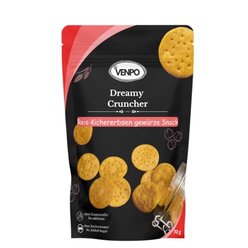 VENPO - Dreamy Cruncher - Indian Snack - Gewürze - Snack mit Families- 6Pack von VENPO