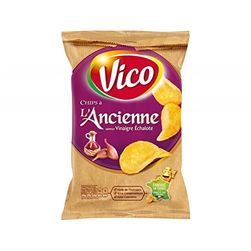 Vico - Chips auf dem ehemaligen Flavor Vinegar zu Léchalote 125G - Packung mit 5 von VICO