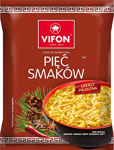 24x Vifon ''5 Smaków'' 5 Geschmäcker Instant-Nudelsuppe 70g (Karton) von VIFON