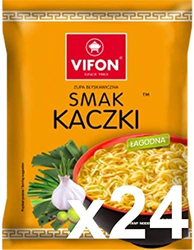 24x Vifon Kaczka - Ente Instant-Nudelsuppe 70g (Karton) von VIFON