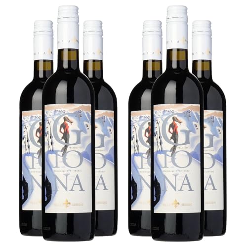 Villa Geissini | 6x Rotwein Giona - Hommage à Kitzbühel | Primitivo Puglia aus Italien | italienischer Rotwein | Roberto Geissini von VILLA GEISSINI