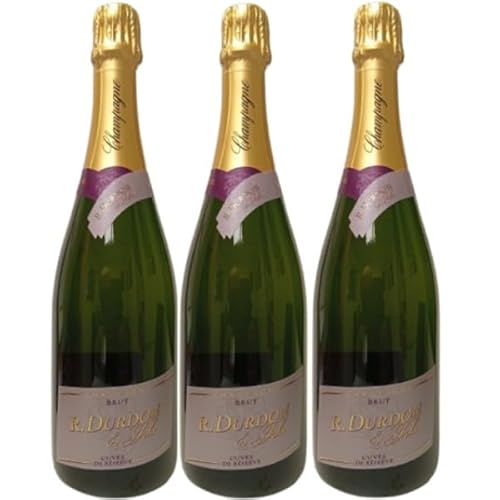 Champagner brut Durdon "Cuvée Résevre", Ernte - Handhabung, 3 x 75cl. von VINACCUS