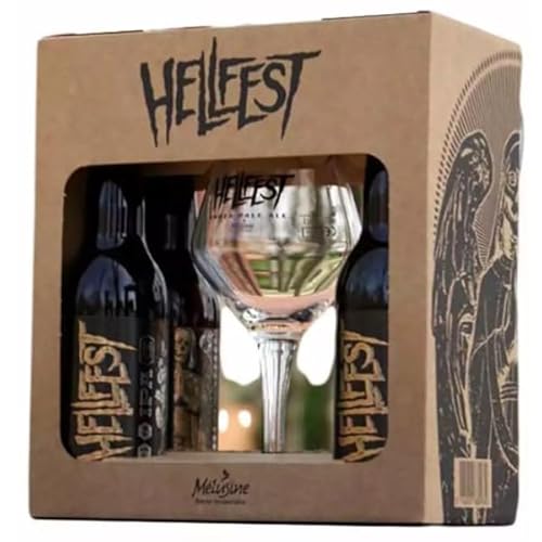Hellfest 4 Biere + 1 TEKU-Probierglas Mélusine Vendée 6,6% IPA - 33cl. von VINACCUS