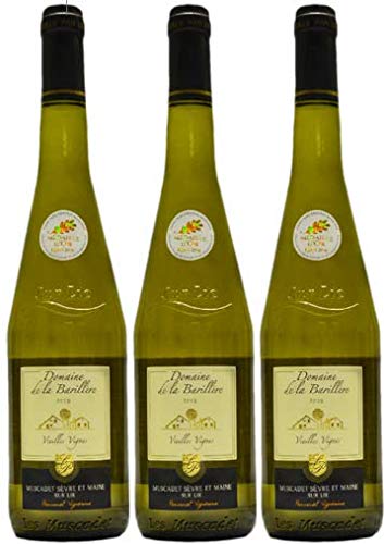 Muscadet Sur Lie AOC - 2023, Alte Reben, Weißwein, 3 x 75cl. von VINACCUS