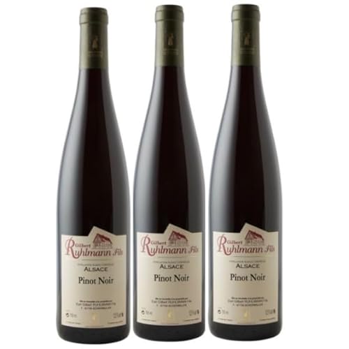 Pinot noir 2023 - Fruchtiger Rotwein 12% - Gilbert RUHLMANN sohn - 3 x 75cl. von VINACCUS