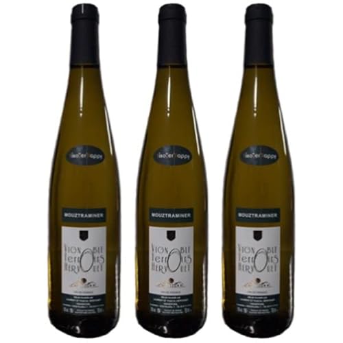 gewurztraminer, mouztraminer, 2022 trocken Weißwein, aromatisch, 3 X 75 cl. von VINACCUS