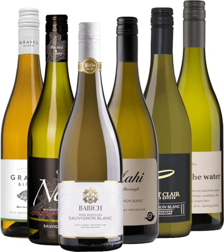 6er Entdeckerpaket - Ultimatives Kiwi-Paket - Sauvignon Blanc aus Marlborough von VINELLO