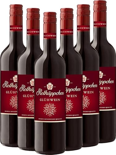 Glühwein rot Rotkäppchen Weinhaltiges Getränk 6 x 0,75l VINELLO - 6 x Weinpaket inkl. kostenlosem VINELLO.weinausgießer von VINELLO