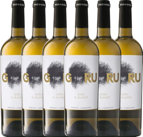 Goru El Blanco Jumilla DO Ego Bodegas Weißwein 6 x 0,75l VINELLO - 6 x Weinpaket inkl. kostenlosem VINELLO.weinausgießer von VINELLO