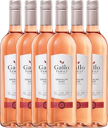 Grenache Rosé Gallo Family Roséwein 6 x 0,75l VINELLO - 6 x Weinpaket inkl. kostenlosem VINELLO.weinausgießer von VINELLO