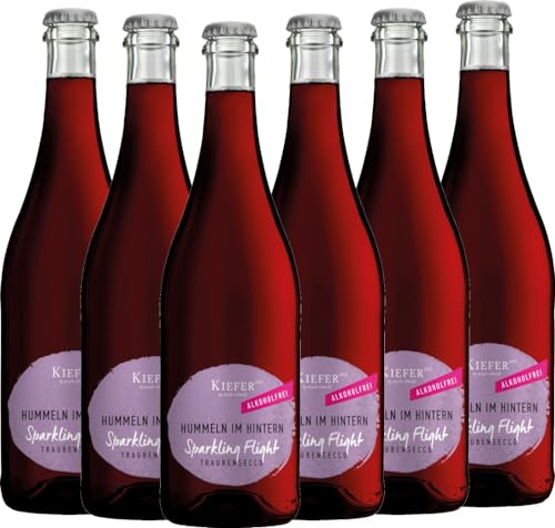 Hummeln im Hintern Sparkling Flight alkoholfrei Weingut Kiefer Perlwein 6 x 0,75l VINELLO - 6 x Weinpaket inkl. kostenlosem VINELLO.weinausgießer von VINELLO