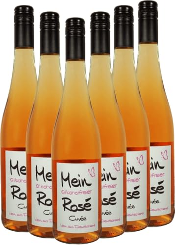 Mein alkoholfreier Rosé Cuvée P&P Weine Roséwein 6 x 0,75l VINELLO - 6 x Weinpaket inkl. kostenlosem VINELLO.weinausgießer von VINELLO