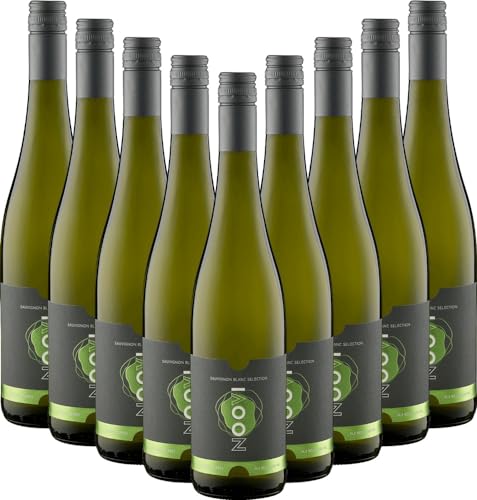 Noovi Sauvignon Blanc Selection Alkoholfrei Noovi Weißwein 9 x 0,75l VINELLO - 9 x Weinpaket inkl. kostenlosem VINELLO.weinausgießer von VINELLO