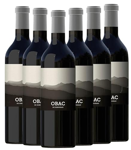 Obac Binigrau Rotwein 6 x 0,75l VINELLO - 6 x Weinpaket inkl. kostenlosem VINELLO.weinausgießer von VINELLO