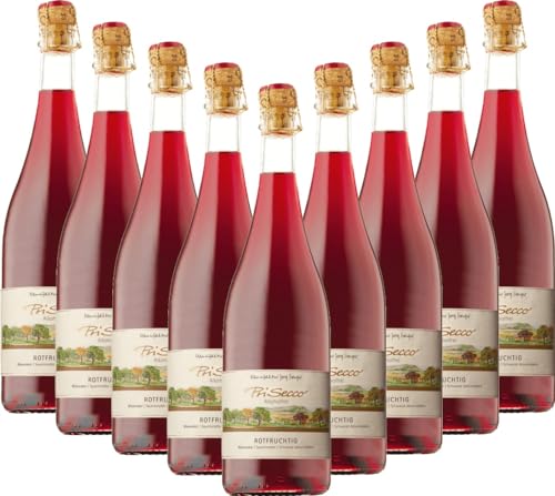 PriSecco Rotfruchtig Manufaktur Jörg Geiger 9 x 0,75l VINELLO - 9 x Weinpaket inkl. kostenlosem VINELLO.weinausgießer von VINELLO