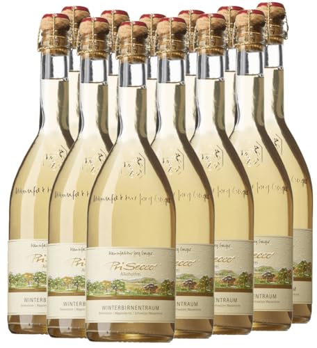 PriSecco Winterbirnentraum Manufaktur Jörg Geiger 12 x 0,75l VINELLO - 12 x Weinpaket inkl. kostenlosem VINELLO.weinausgießer von VINELLO