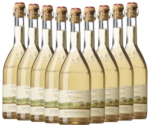 PriSecco Winterbirnentraum Manufaktur Jörg Geiger 9 x 0,75l VINELLO - 9 x Weinpaket inkl. kostenlosem VINELLO.weinausgießer von VINELLO