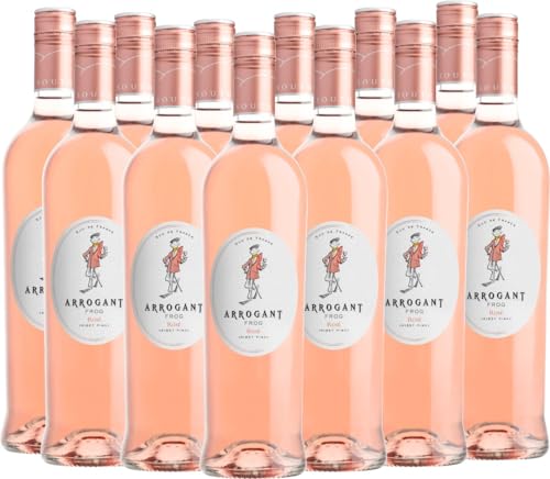 Ribet Pink Syrah Rosé Arrogant Frog Roséwein 12 x 0,75l VINELLO - 12 x Weinpaket inkl. kostenlosem VINELLO.weinausgießer von VINELLO