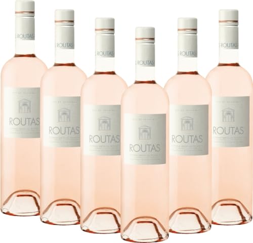 Rosé Provence AOP Château Routas Roséwein 6 x 0,75l VINELLO - 6 x Weinpaket inkl. kostenlosem VINELLO.weinausgießer von VINELLO