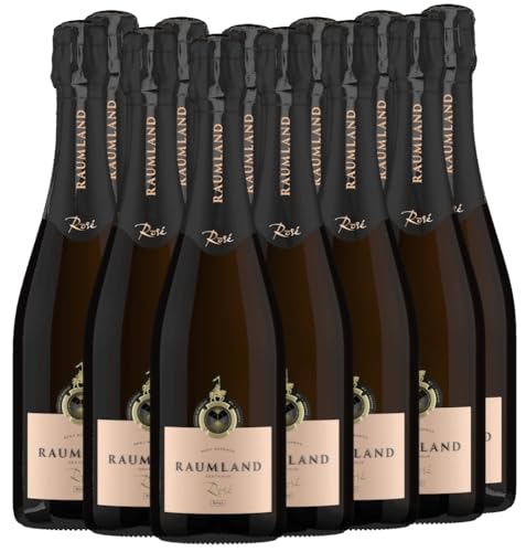 Rosé Reserve Brut Sekthaus Raumland Schaumwein 12 x 0,75l VINELLO - 12 x Weinpaket inkl. kostenlosem VINELLO.weinausgießer von VINELLO