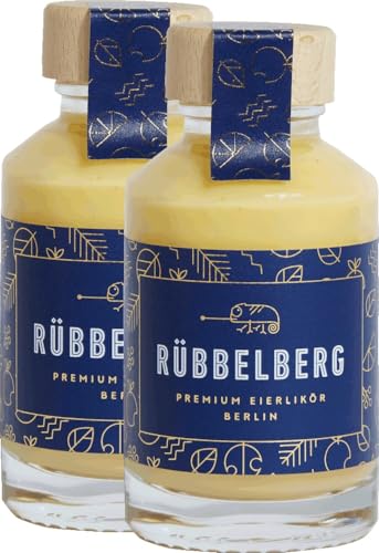 Rübbelberg Premium Eierlikör 2 x 100ml VINELLO - 2 x Probierpaket von VINELLO