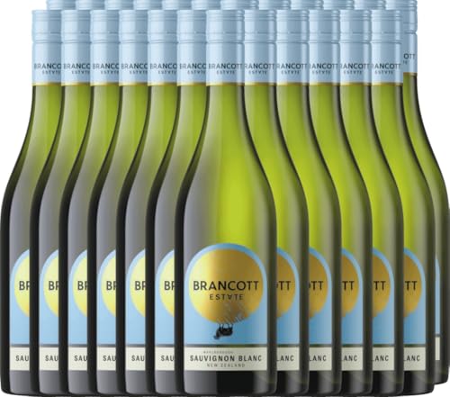 Sauvignon Blanc Marlborough Brancott Estate Weißwein 24 x 0,75l VINELLO - 24 x Weinpaket inkl. kostenlosem VINELLO.weinausgießer von VINELLO