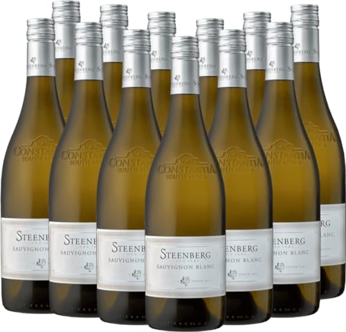 Sauvignon Blanc Steenberg Weißwein 12 x 0,75l VINELLO - 12 x Weinpaket inkl. kostenlosem VINELLO.weinausgießer von VINELLO