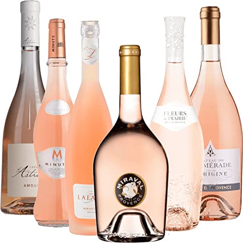 VINELLO 6er Kennenlernpaket Provence-Rosé - VINELLO mit VINELLO.weinausgießer | 6 x 0,75 Liter von VINELLO