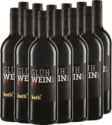 Winzerglühwein Rot Keth Weinhaltiges Getränk 12 x 1l VINELLO - 12 x Weinpaket inkl. kostenlosem VINELLO.weinausgießer von VINELLO