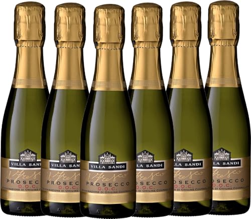 il Fresco Prosecco Spumante Brut DOC 0,2 l Piccolo Villa Sandi Schaumwein 6 x 0,2 l VINELLO - 6 x Weinpaket inkl. kostenlosem VINELLO.weinausgießer von VINELLO