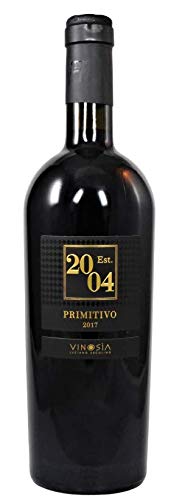 Est. 2004 Primitivo Salento IGT 2021 von Vinosia, trockener Rotwein aus Apulien von VINOSIA