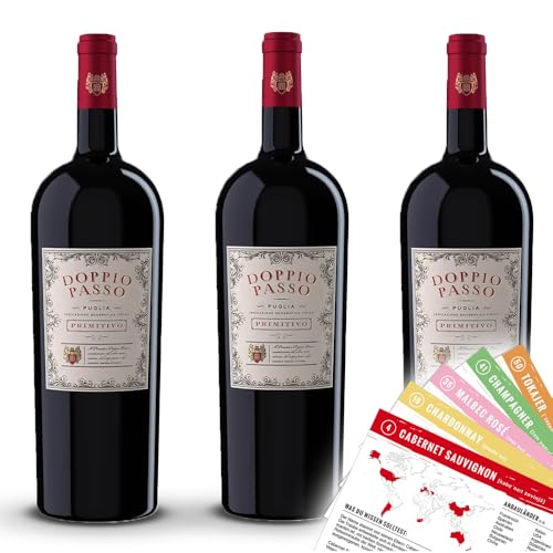 Doppio Passo Primitivo Puglia, halbtrocken, Magnum, (3x1,5l) von VINOX