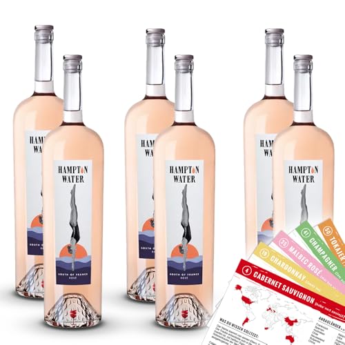 Gérard Bertrand Hampton Water Rosé, AOP, trocken, sortenreines Weinpaket (6x0,75l) von VINOX