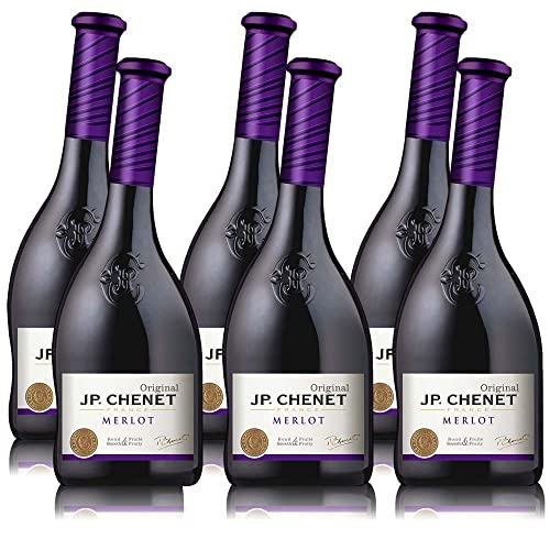 JP.Chenet Merlot IGP, trocken, sortenreines Weinpaket + VINOX Winecards (6x0,75l) von VINOX