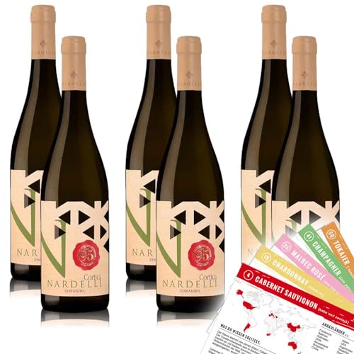 Nardelli Cortica Zinfandel Puglia IGP, trocken, sortenreines Weinpaket + VINOX Winecards (6x0,75l) von VINOX