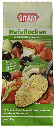 VITAM Hefeflocken Natriumarm (1 x 200 g) von VITAM