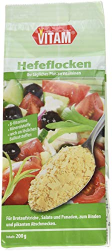 VITAM Hefeflocken salzfrei, 3er Pack (3 x 200 g) von VITAM