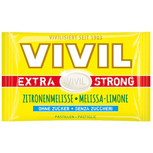 Extra Strong mit Zitronenmelissengeschmack zuckerfrei 75g von VIVIL A. MÜLLER GMBH & CO. KG