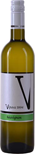 Vipava 1894 Weißwein Sauvignon 2020 (6 x 1,00 l), von Hand gelesener trockener Weißwein von VRTOVČAN