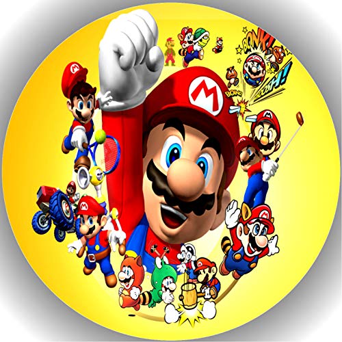 Premium Esspapier Tortenaufleger Tortenbild Geburtstag Super Mario T5 von VSW