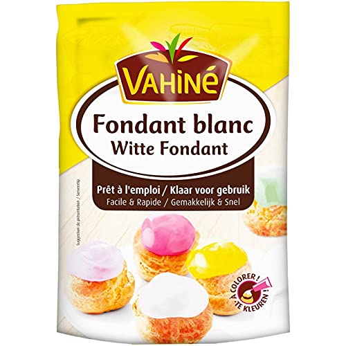 Vahiné - Fondant Weiß 120G - Packung mit 3 von Vahiné