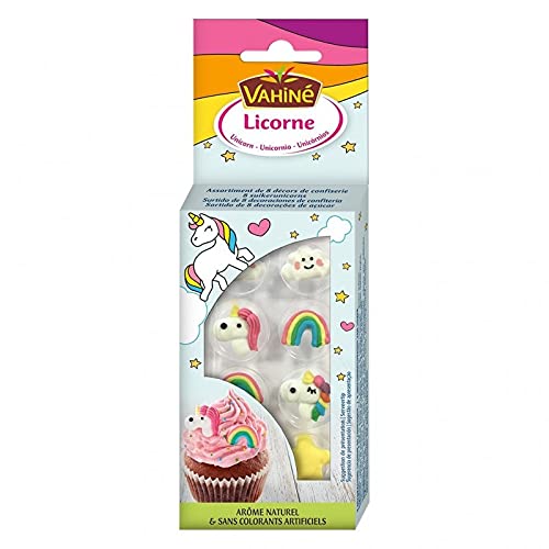 Vahiné Unicorn Sortiert 8 Ã © Horn von Süßwaren 8G (3er-Pack) von Vahine