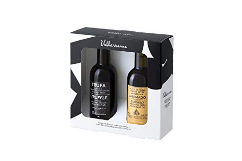 Valderrama - Geschenkset Räucheröl + Schwarzes Trüffelöl (2 Flaschen 100 ml) von Valderrama