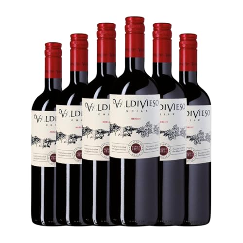 Valdivieso Merlot Valle Central 75 cl Rotwein (Karton mit 6 Flaschen von 75 cl) von Valdivieso